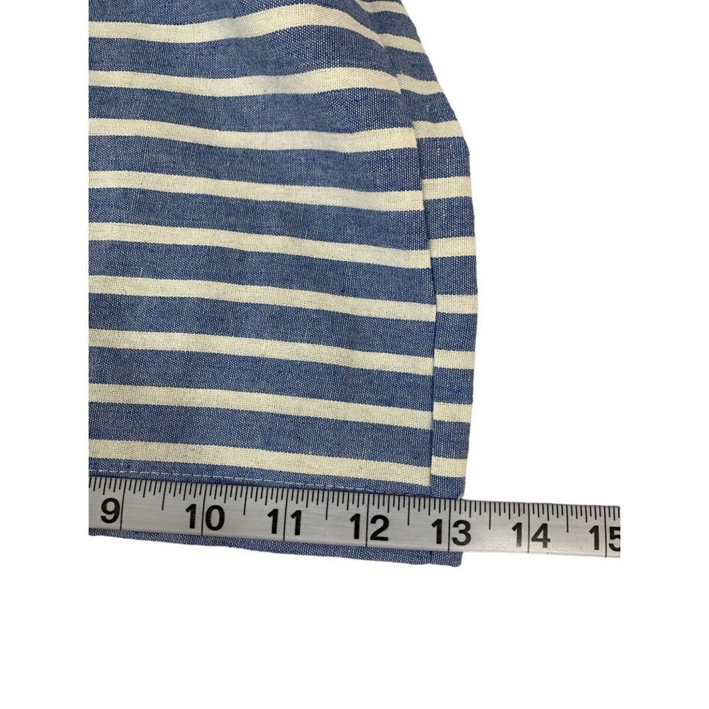 Women's Blue & White Stripe Pants Jumpsuit - Picture 8 of 8